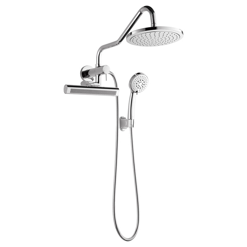 Forno SMW1CP-C2 Shower Set in Stainless Steel