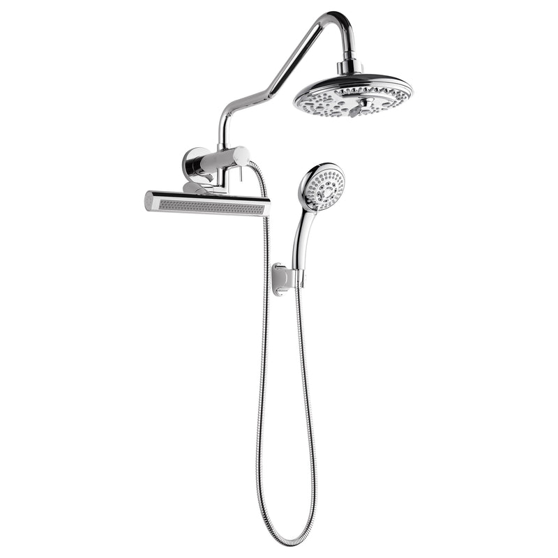 Forno SMW2CP-C8 Shower Set in Stainless Steel