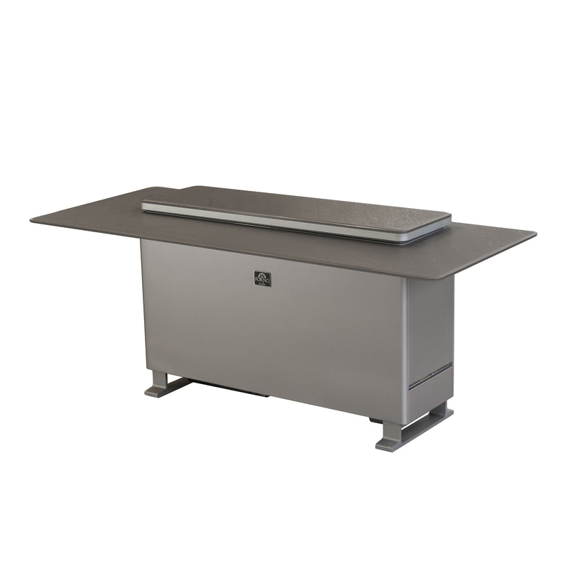 Forno FBTFR7037-72BLK Smart Dining Table in Black