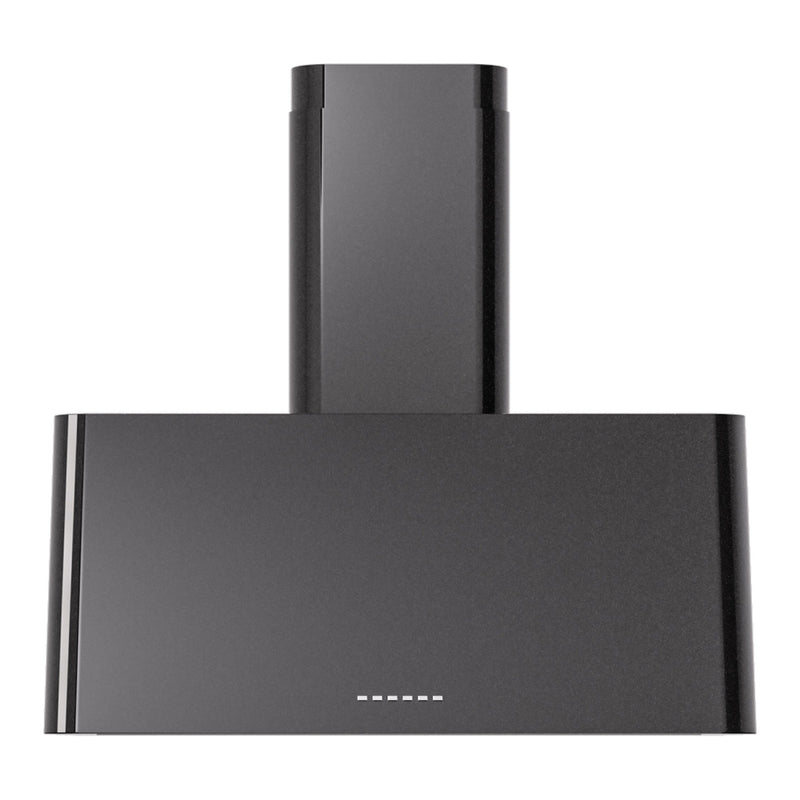 ILVE UAG30BK Nostalgie 30 in. Wall Mount Range Hood in Glossy Black