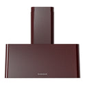 ILVE UAG30BU Nostalgie II 30 inch Wall Mount Range Hood with 600 CFM, 3 Speed + Intensive, Front LED Light Bar (Burgundy)