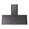ILVE UAG36BK Nostalgie II 36 inch Wall Mount Range Hood with 600 CFM, 3 Speed + Intensive, Front LED Light Bar (Glossy Black)