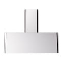 ILVE UAG36SS Nostalgie II 36 inch Wall Mount Range Hood with 600 CFM, 3 Speed + Intensive, Front LED Light Bar (Stainless Steel)