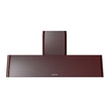 ILVE UAG60BU Nostalgie II 60 inch Wall Mount Range Hood with 850 CFM, 3 Speed + Intensive, Front LED Light Bar (Burgundy)