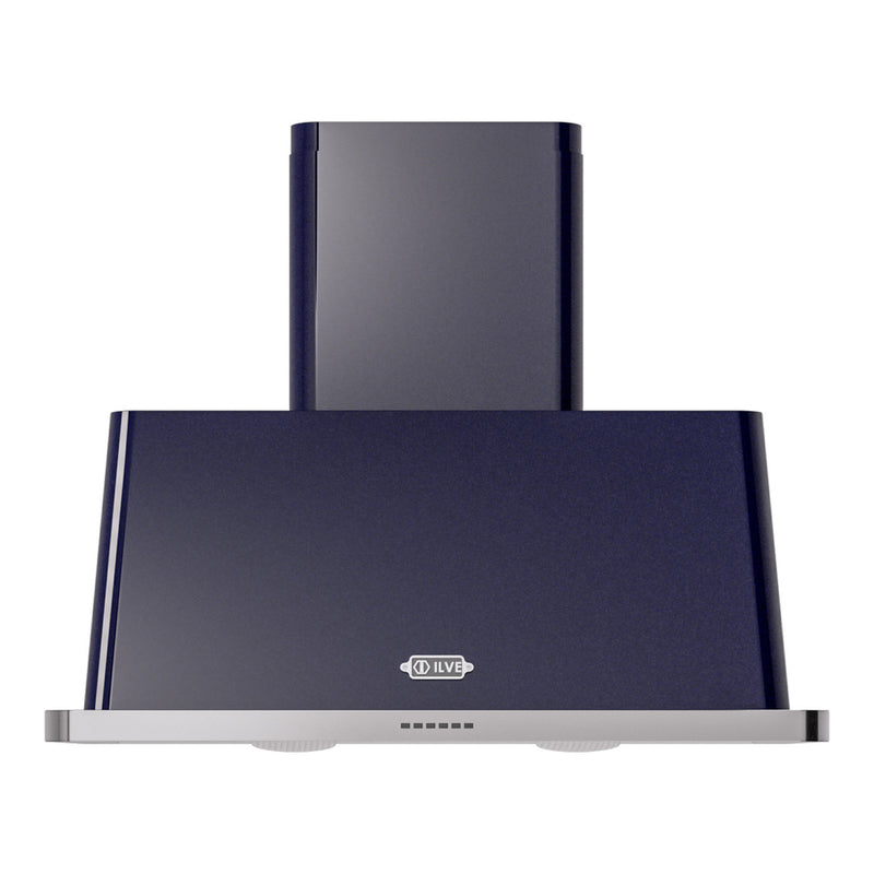 ILVE UAM100MB Majestic II 40 inch Range Hood with 600 CFM (Midnight Blue)