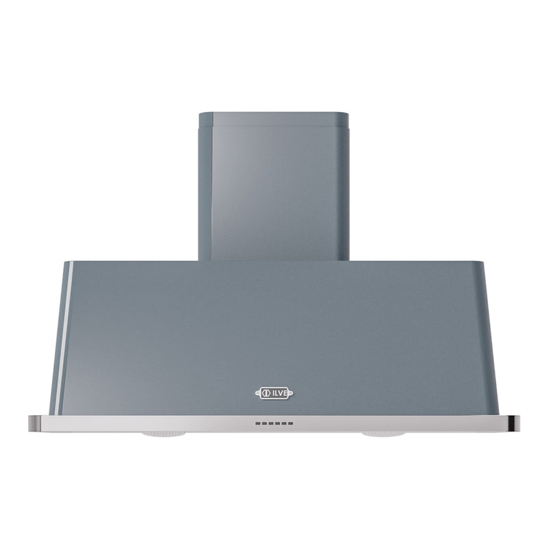 ILVE UAM120BG Majestic 48 in. Range Hood in Blue Grey