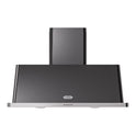ILVE UAM120BK Majestic II 48 inch Range Hood with 850 CFM (Glossy Black)