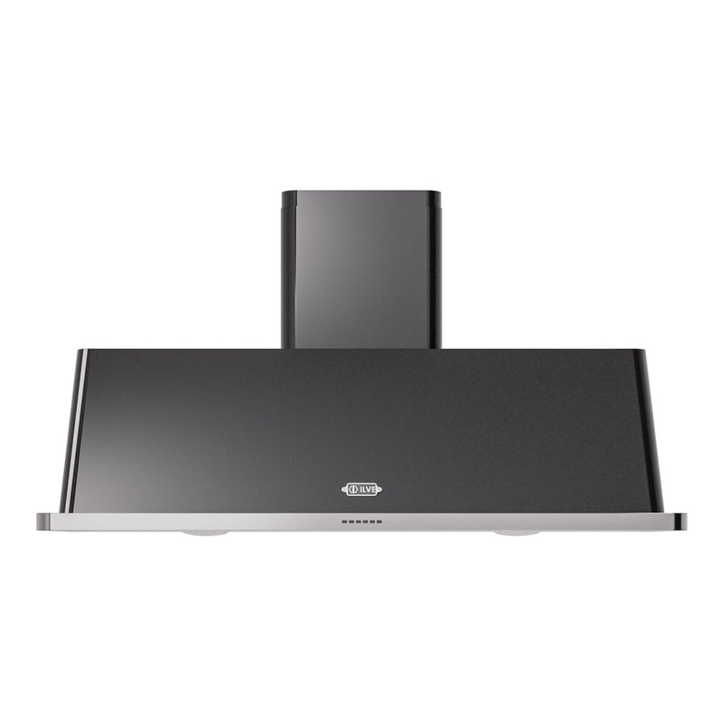 ILVE UAM150BK Majestic 60 in. Range Hood in Glossy Black