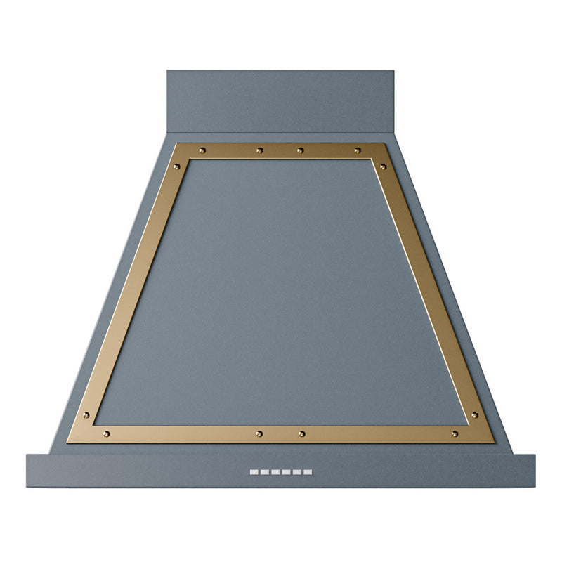 ILVE UANB30BGG Nostalgie 30 in. Range Hood in Blue Grey