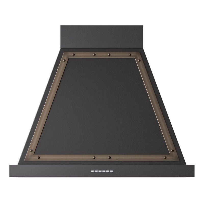 ILVE UANB30BKB Nostalgie 30 in. Range Hood in Glossy Black