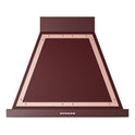 ILVE UANB30BUP Nostalgie II Noblesse 30 inch Range Hood with 600 CFM (Burgundy, Copper)