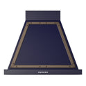 ILVE UANB30MBB Nostalgie II Noblesse 30 inch Range Hood with 600 CFM (Midnight Blue, Burnished)