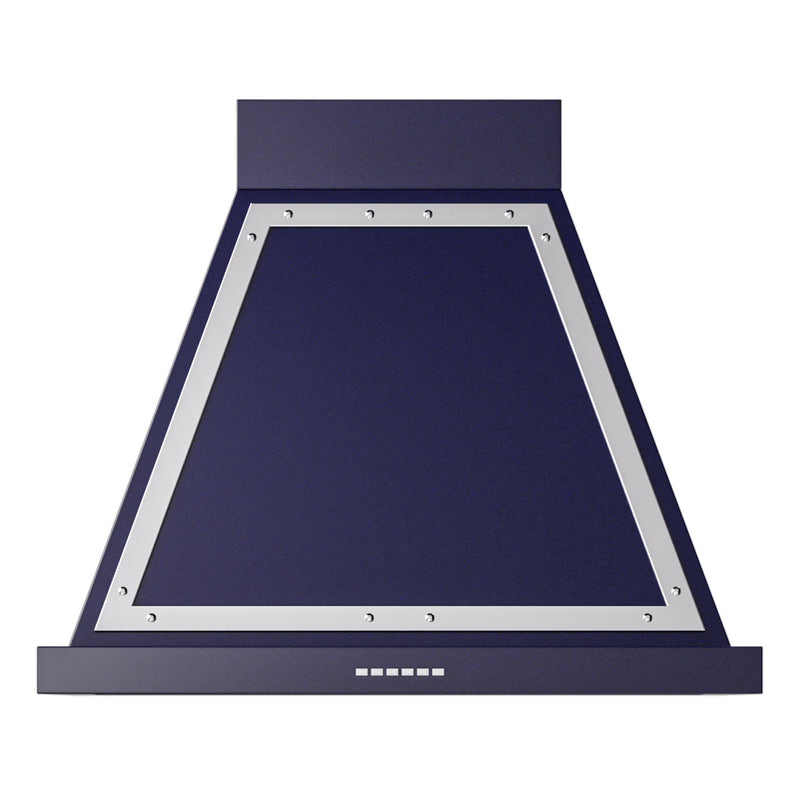 ILVE UANB30MBC Nostalgie 30 in. Range Hood in Midnight Blue