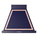 ILVE UANB30MBP Nostalgie II Noblesse 30 inch Range Hood with 600 CFM (Midnight Blue, Copper)