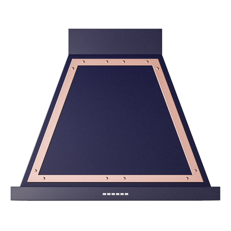 ILVE UANB30MBP Nostalgie 30 in. Range Hood in Midnight Blue