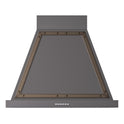 ILVE UANB30MGB Nostalgie II Noblesse 30 inch Range Hood with 600 CFM (Graphite Matte, Burnished)