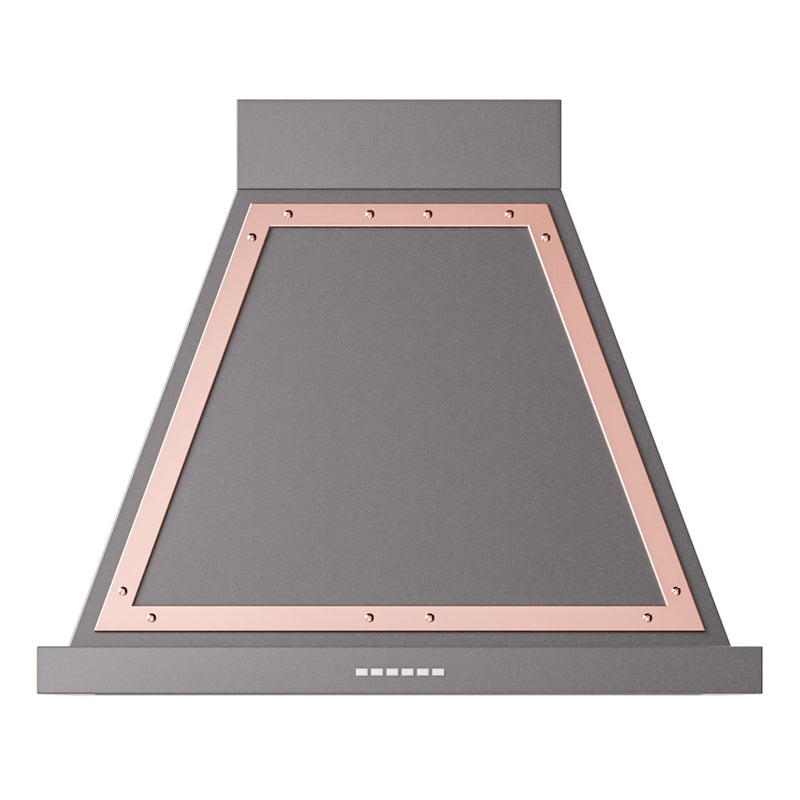 ILVE UANB30MGP Nostalgie 30 in. Range Hood in Graphite Matte