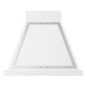 ILVE UANB30WHC Nostalgie II Noblesse 30 inch Range Hood with 600 CFM (White, Chrome)