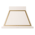 ILVE UANB36AWG Nostalgie II Noblesse 36 inch Range Hood (Antique White, Brass)