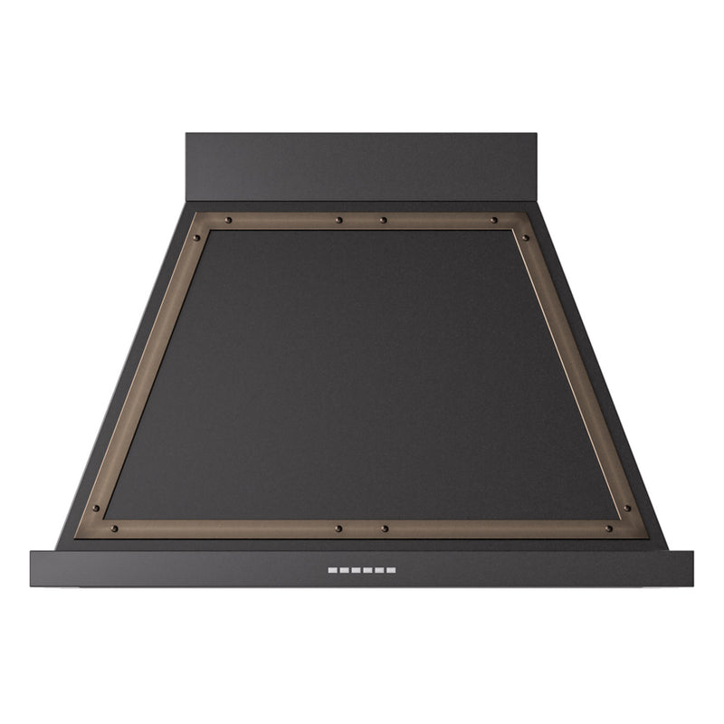 ILVE UANB36BKB Nostalgie 36 in. Range Hood in Glossy Black