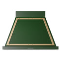 ILVE UANB36EGG Nostalgie II Noblesse 36 inch Range Hood (Emerald Green, Brass)