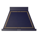 ILVE UANB36MBB Nostalgie II Noblesse 36 inch Range Hood (Midnight Blue, Burnished)