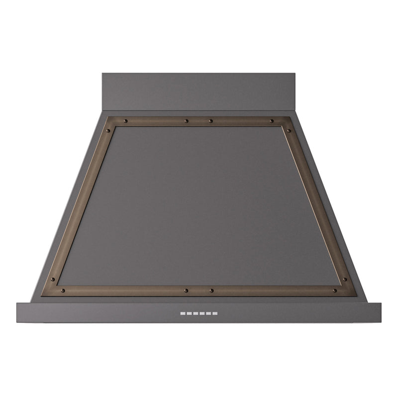 ILVE UANB36MGB Nostalgie 36 in. Range Hood in Graphite Matte