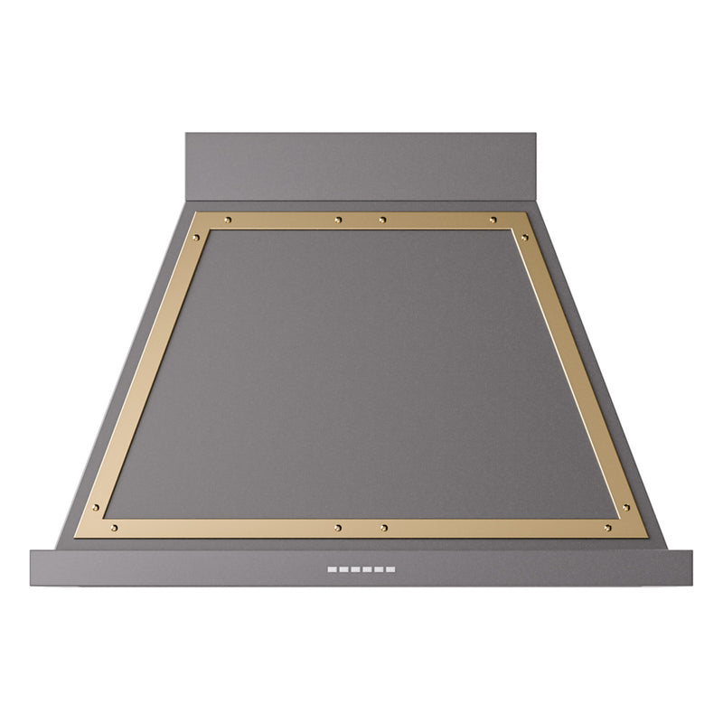ILVE UANB36MGG Nostalgie 36 in. Range Hood in Graphite Matte