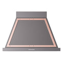 ILVE UANB36MGP Nostalgie II Noblesse 36 inch Range Hood (Graphite Matte, Copper)