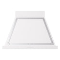 ILVE UANB36WHC Nostalgie II Noblesse 36 inch Range Hood (White, Chrome)