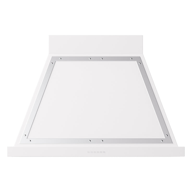 ILVE UANB36WHC Nostalgie II Noblesse 36 inch Range Hood (White, Chrome)