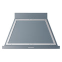 ILVE UANB40BGC Nostalgie II Noblesse 40 inch Range Hood with 600 CFM (Blue Grey, Chrome)