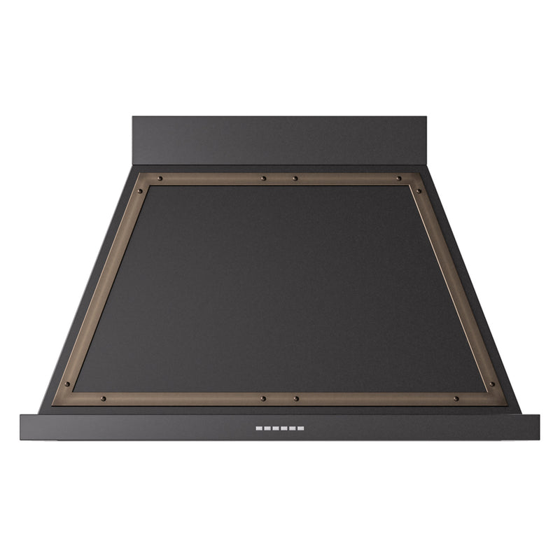 ILVE UANB40BKB Nostalgie 40 in. Range Hood in Glossy Black