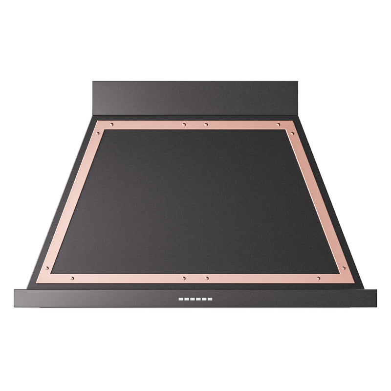 ILVE UANB40BKP Nostalgie 40 in. Range Hood in Glossy Black