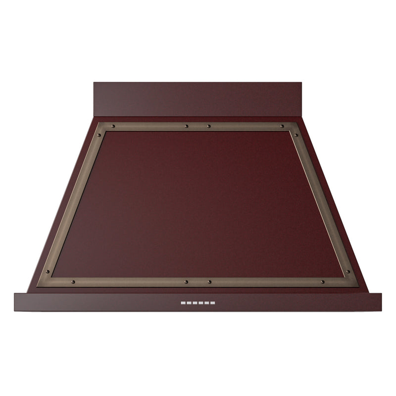 ILVE UANB40BUB Nostalgie 40 in. Range Hood in Burgundy