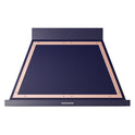 ILVE UANB40MBP Nostalgie II Noblesse 40 inch Range Hood with 600 CFM (Midnight Blue, Copper)