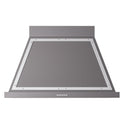 ILVE UANB40MGC Nostalgie II Noblesse 40 inch Range Hood with 600 CFM (Graphite Matte, Chrome)