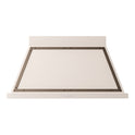 ILVE UANB48AWB Nostalgie II Noblesse 48 inch Range Hood with 600 CFM (Antique White, Burnished)