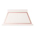 ILVE UANB48AWP Nostalgie II Noblesse 48 inch Range Hood with 600 CFM (Antique White, Copper)