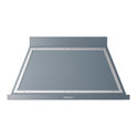 ILVE UANB48BGC Nostalgie II Noblesse 48 inch Range Hood with 600 CFM (Blue Grey, Chrome)