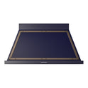 ILVE UANB48MBB Nostalgie II Noblesse 48 inch Range Hood with 600 CFM (Midnight Blue, Burnished)