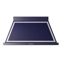 ILVE UANB48MBC Nostalgie II Noblesse 48 inch Range Hood with 600 CFM (Midnight Blue, Chrome)