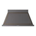 ILVE UANB48MGB Nostalgie II Noblesse 48 inch Range Hood with 600 CFM (Graphite Matte, Burnished)