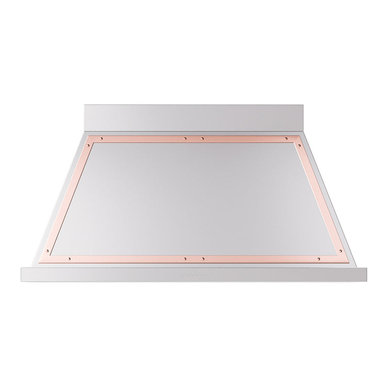 ILVE UANB48SSP Nostalgie II Noblesse 48 inch Range Hood with 600 CFM (Stainless Steel, Copper)