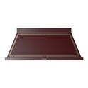 ILVE UANB60BUB Nostalgie II Noblesse 60 inch Range Hood with 600 CFM (Burgundy, Burnished)