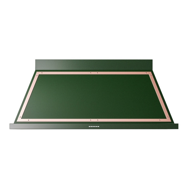 ILVE UANB60EGP Nostalgie II Noblesse 60 inch Range Hood with 600 CFM (Emerald Green, Copper)