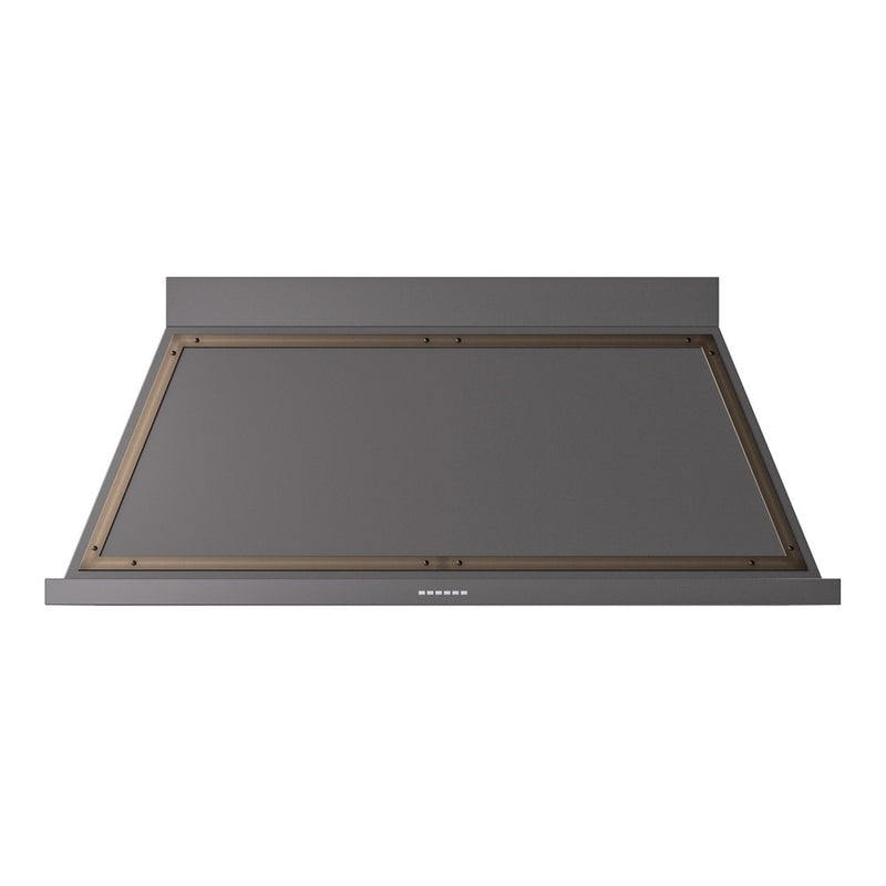 ILVE UANB60MGB Nostalgie II Noblesse 60 inch Range Hood with 600 CFM (Graphite Matte, Burnished)