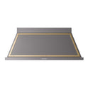 ILVE UANB60MGG Nostalgie II Noblesse 60 inch Range Hood with 600 CFM (Graphite Matte, Brass)
