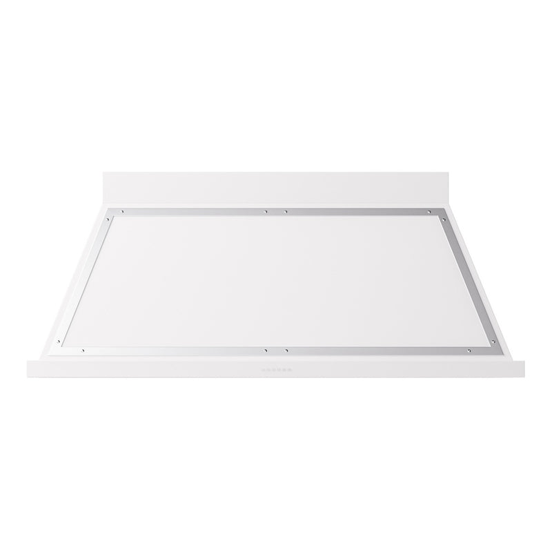 ILVE UANB60WHC Nostalgie II Noblesse 60 inch Range Hood with 600 CFM (White, Chrome)