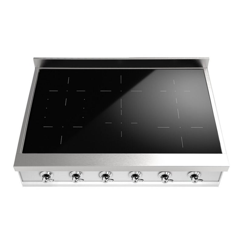 ILVE UHCPI366NSSC Nostalgie II 36 inch Built-In Induction Rangetop with 6 Elements (Chrome)